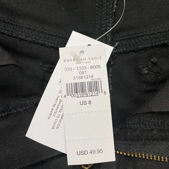 NWT Black American Eagle Shorts - Picture 3 of 4